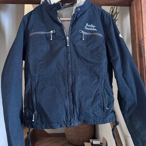 Women’s Harley-Davidson black light weight riding Jacket with Embroidery - L